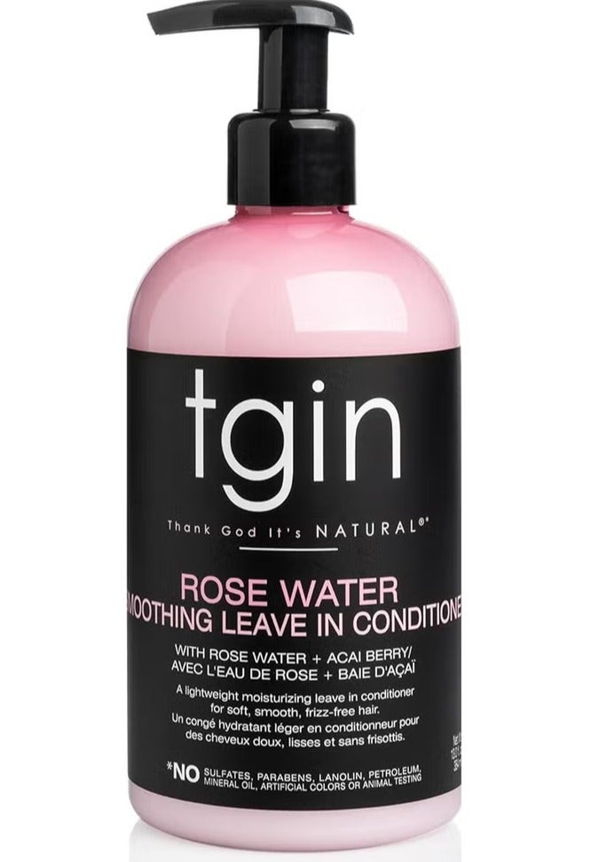 Thank God It's Natural Rose Water Smoothing Leave In Conditioner With Rose Water + Acai Berry